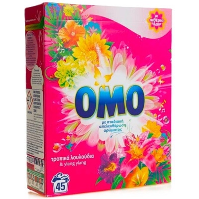 OMO Прах за пране Omo 45 пранета 2, 52 кг Tropical Flowers & Ylang Ylang (89у7900)