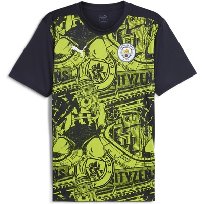 PUMA Manchester City FC Pre Match Shirt 2024 2025 Adults - Blue