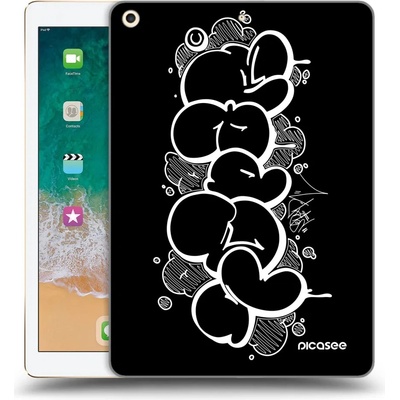 Picasee silikónový obal Apple iPad 9.7 2017 5. gen Throw up prehľadný