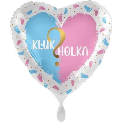 GoDan Srdce ? Holka 43 cm fóliový balónik
