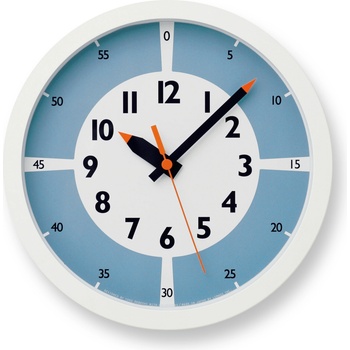 Lemnos Стенен часовник Fun Pun Color 24, 8 см син (YD15-01 LBL)