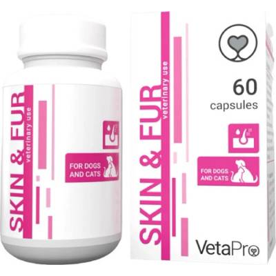 VetaPro výživový doplnok pre psov a mačky Skin & Fur 60tbl
