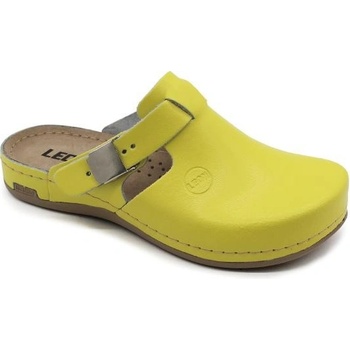 Leon 950 dámská kožená pracovní zdravotní obuv žlutá