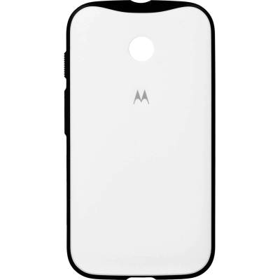 Motorola Grip Shell Case - оригинален удароустойчив кейс за Motorola Moto E (бял)