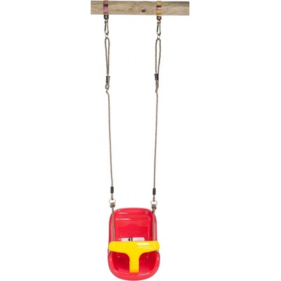 Swing King hojdacie sedadlo LuxePlastic 36 x 18 cm červená