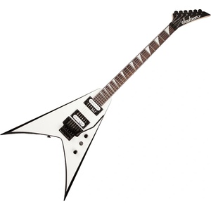Jackson JS King V JS32 White with Black Bevels