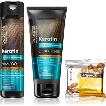 Dr. Santé Keratin изгодна опаковка за крехка и стресирана коса