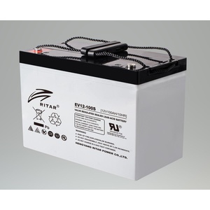 Ritar Оловна батерия RITAR (EV12-100S), 12V, 100Ah 306/ 168/ 211 mm, За електрически колички (RITAR-EV12-100S) - itmode