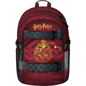 BAAGL Ученическа раница Harry Potter Хогуортс бордо BAAGL | Cherven | Момчешки | ЕДИН РАЗМЕР