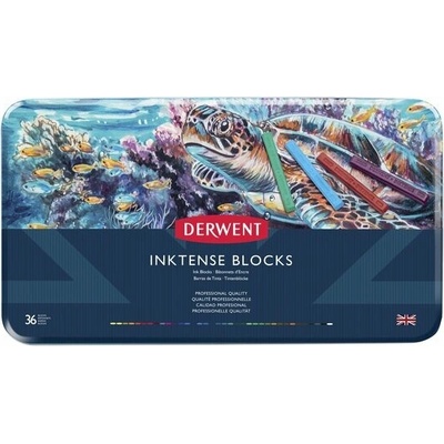 Derwent Inktense Blocks súprava akvarelových pastelov 36 ks