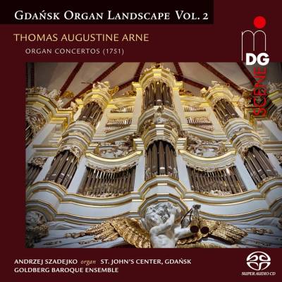Goldberg Baroque Ensemble - THOMAS AUGUSTINE ARNE: ORGAN CONCERTOS CD