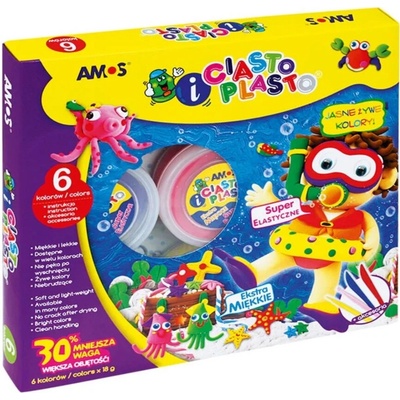 Astra Modelovacia soľná hmota 450g + 6 farieb