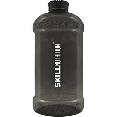 Skill Nutrition Gallon Fľaša na vodu, Dymovo čierna, 2200 ml