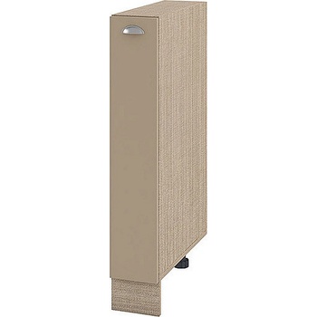 Image 1 of ИРИМ Долен кухненски шкаф бутилиера Сити МФ-Капучино мат-11-41 15 см