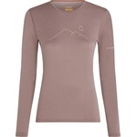 Icebreaker Дамско мериносово термобельо Icebreaker Women's Merino 200 Oasis L/S Crewe Rainer Ridge Merino base layer - Summit - размер XL (115-2668-0315)