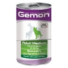 Gemona Adult Dog HP Medium kúsky jahňacie s ryžou 1250 g