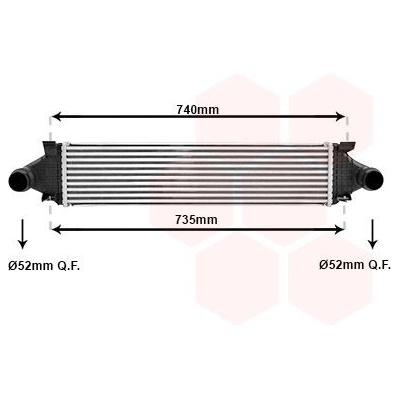 Chladič turba VAN WEZEL 59014703