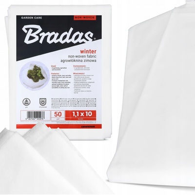 Bradas Zimní ochranná netkaná textílie 1,6x10m 50g – Hledejceny.cz