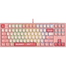 A4Tech Bloody Energy Pink S87 BLMS TKL RGB Backlit Red Switch (A4-KEY-S87-PINK)