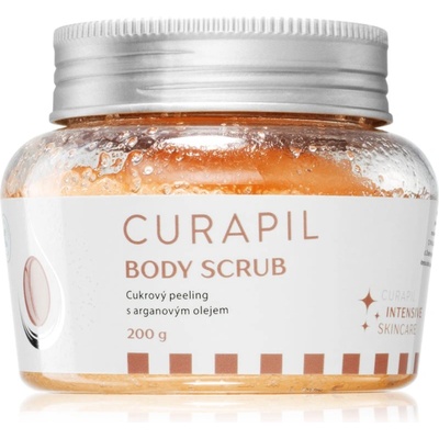 Curapil Body scrub захарен скраб за тяло с арганово масло 250 гр