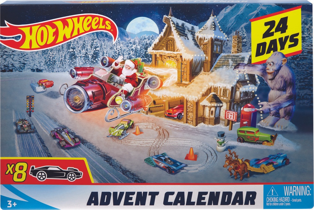 Mattel Adventní kalendář Hot Wheels 2018