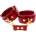 Taboom Bondage in Luxury Wrist Cuffs Red