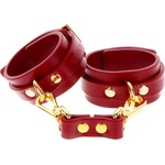 Taboom Bondage in Luxury Wrist Cuffs Red