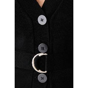 Le Privé жилетка дамска с вискоза YVETTE SWEATER NOIR (LP00694)