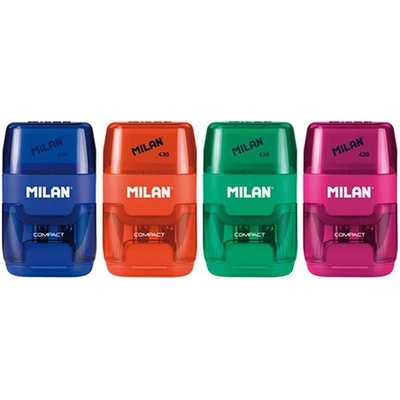 Guma 430 + strúhadlo na 2 ceruzky MILAN COMPACT