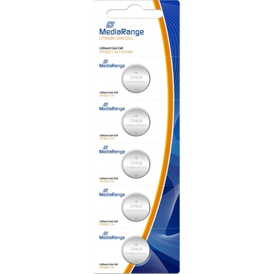 MediaRange Premium AG4 / CR1620 5ks MRBAT130