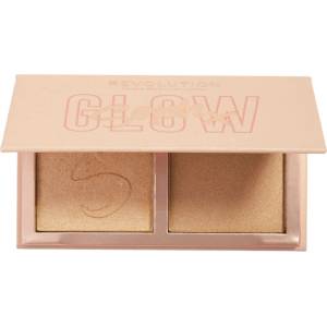 Makeup Revolution Soph X Палитра хайлайтър Cookies and Cream, 2 цвята