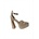 Chic Сандали Chic Women's Pointed Toe Block Heel Platform Heeled Sandal - Champagne