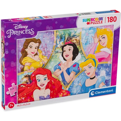 Clementoni Пъзел Clementoni от 180 части - Принцесите на Дисни (29311)