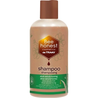 Bee honest Šampón BIO aloe vera a BIO med suché a farbené 250 ml