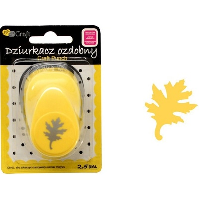 dpCraft Dekorační děrovačka 2,5cm – dubový list (JCDZ-110-052)