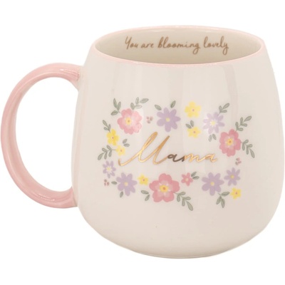 Sass & Belle Светлорозова порцеланова чаша 450 ml Mama You Are Blooming - Sass & Belle (XDC713)