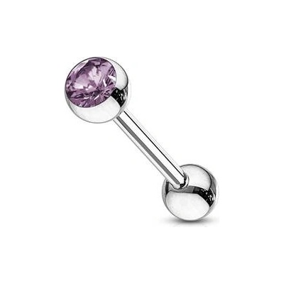 Šperky4U piercing do jazyka kamínek PJ01016-TZ