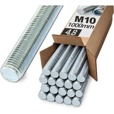 Oramat M10x1000mm (20ks) - 4.8 DIN 975 ZN - Závitová tyč