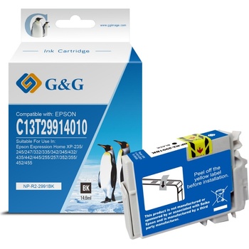 Compatible Глава за Epson Expression Home XP 235/332/335/432/435 - Black - C13T29914010 - P№ NP-R-2991BK(PG) - G&G (Compatible-NP-R-2991BK(PG))