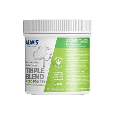 Alavis Triple Blend + CBD pro psy 200 g – Zboží Mobilmania