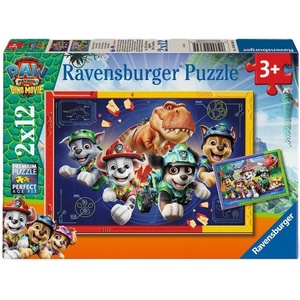Ravensburger Пъзел Ravensburger от 2 x 12 части - Пес Патрул: Дино Филмът (12004364) - ozone