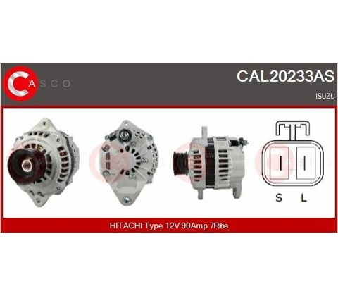 Alternátor CASCO CAL20233AS