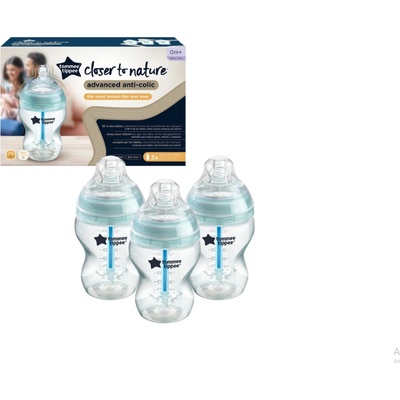 Tommee Tippee Kojenecká láhev C2N Anti Colic 3ks 422746TT 260ml