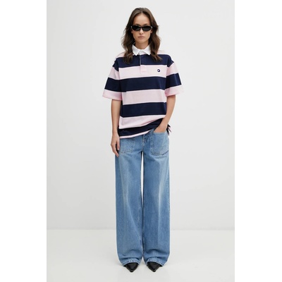 coperni Памучна тениска с яка Coperni Striped Polo (COPJS117F5026)