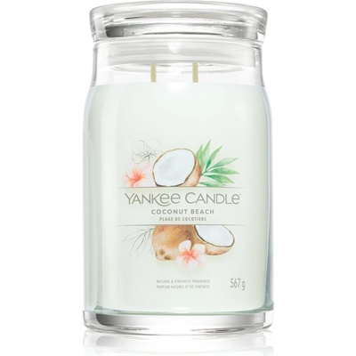 Yankee Candle Coconut Beach ароматна свещ Signature 567 гр