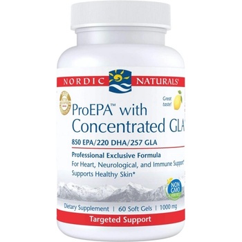 Nordic Naturals ProEPA with Concentrated GLA [60 Гел капсули] Лимон