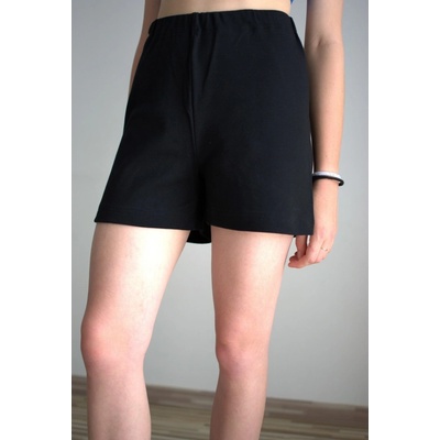 Pyžamové kraťasy čierna