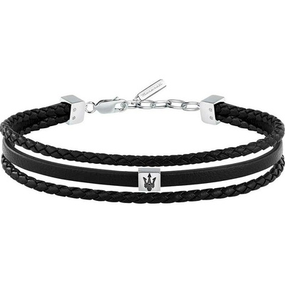 Maserati Trojitý kožený náramek Leather JM525AVE32
