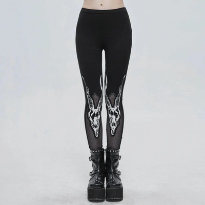 Devil fashion nohavice dámské legíny PT146