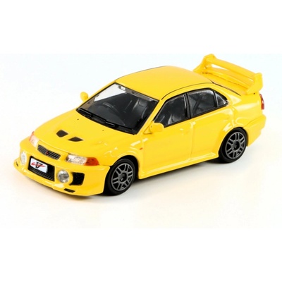 BM Creations Mitsubishi Lancer Evo VII RHD žlutý 1:64